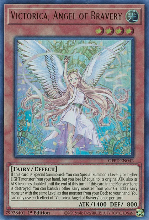 Victorica, Angel of Bravery [GFP2-EN042] Ultra Rare - for just $0.15! 