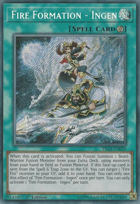 Fire Formation - Ingen [FIGA-EN020] Secret Rare - for just $0.15! 
