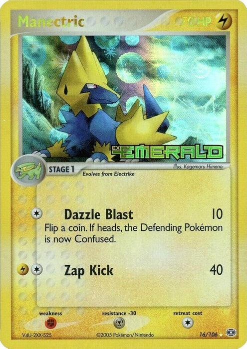 Manectric (16/106) (Stamped) [EX: Emerald] - for just $8.20! 