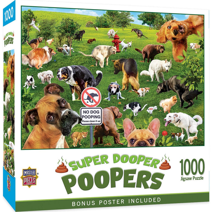 Super Dooper Poopers 1000 Piece Jigsaw Puzzle - for just $16.99! 