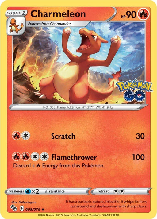 Charmeleon (009/078) [Pokémon GO] - for just $0.10! 
