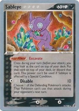 Sableye (10/100) (Intimidation - Tristan Robinson) [World Championships 2008] - for just $11.60! 