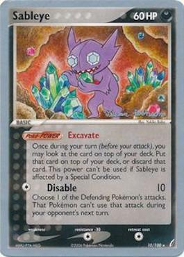 Sableye (10/100) (Intimidation - Tristan Robinson) [World Championships 2008] - Just $2.65! Shop now at Retro Gaming of Denver