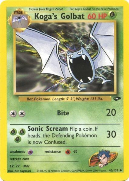 Koga's Golbat (46/132) [Gym Challenge Unlimited] - for just $1.50! 