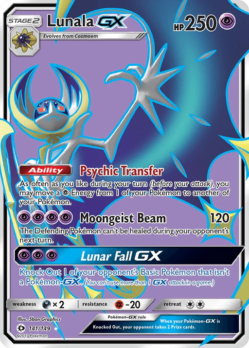 Lunala GX (141/149) [Sun & Moon: Base Set] - for just $2.80! 