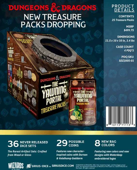 Sirius Dice D&D The Yawning Portal Treasure Pack - One Pack - for just $19.99! 