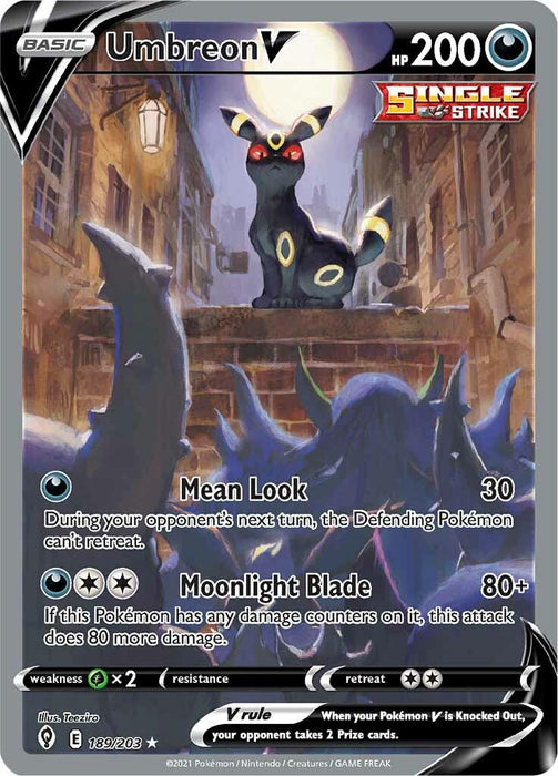Umbreon V (189/203) [Sword & Shield: Evolving Skies] - for just $168.15! 