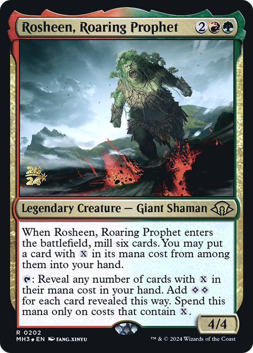 Rosheen, Roaring Prophet (PRE-202) - Modern Horizons 3 Promos Foil - for just $0.14! 
