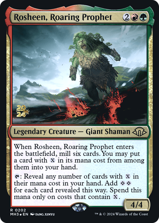 Rosheen, Roaring Prophet (PRE-202) - Modern Horizons 3 Promos Foil - for just $0.14! 