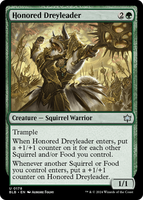 Honored Dreyleader (BLB-178) - Bloomburrow - for just $0.09! 