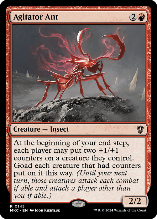 Agitator Ant (MKC-145) - Murders at Karlov Manor Commander - for just $0.07! 
