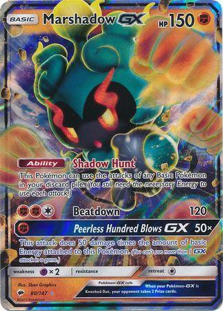 Marshadow GX (80/147) (Jumbo Card) [Sun & Moon: Burning Shadows] - for just $1.90! 
