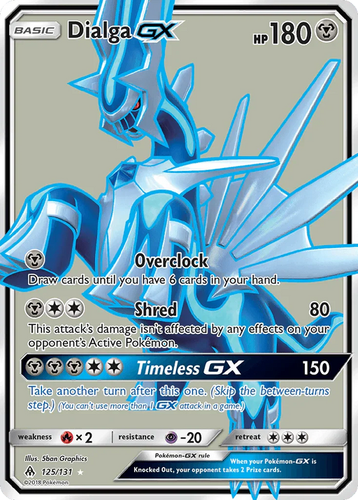 Dialga GX (125/131) [Sun & Moon: Forbidden Light] - for just $13.90! 