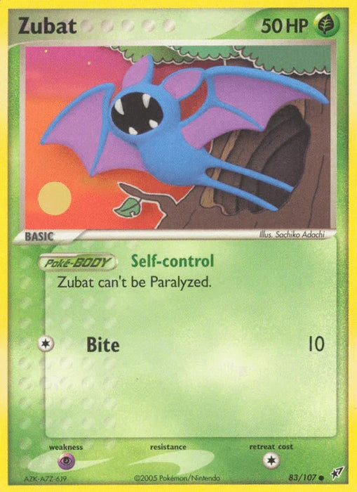 Zubat (83/107) [EX: Deoxys] - for just $0.35! 