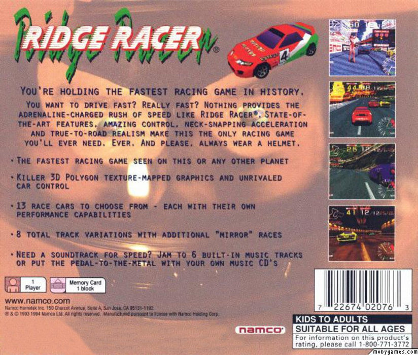 Ridge Racer – PlayStation 1 (PS1) - for just $9.99! 