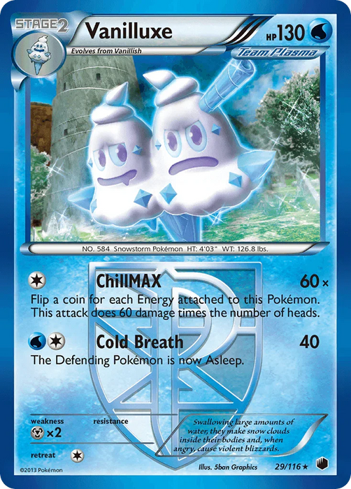 Vanilluxe (29/116) [Black & White: Plasma Freeze] - for just $0.30! 