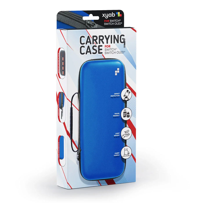 Travel Hard Shell Carrying Case (Blue) for Nintentendo Switch & Switch OLED – Nintendo Switch Accessory (NS) - for just $14.99! 