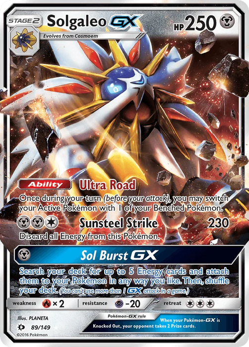 Solgaleo GX (89/149) [Sun & Moon: Base Set] - for just $1.20! 