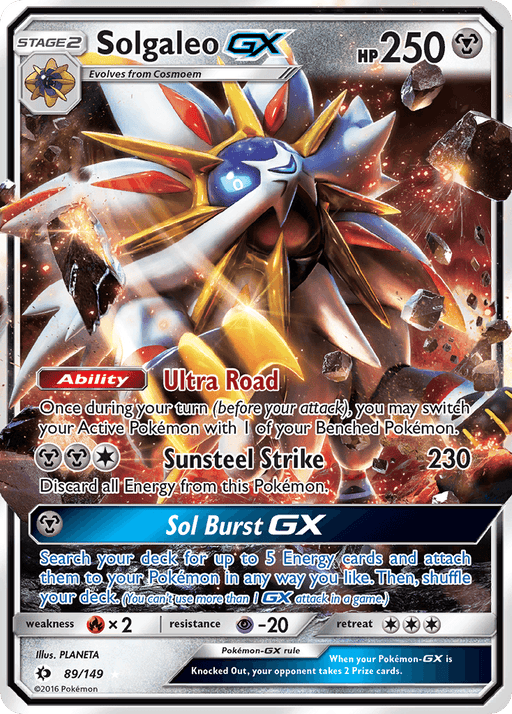 Solgaleo GX (89/149) [Sun & Moon: Base Set] - for just $1! 