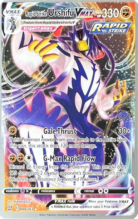 Rapid Strike Urshifu VMAX (088/163) (Cheryl Again - Sebastian Lashmet) [World Championships 2022] - for just $0.50! 