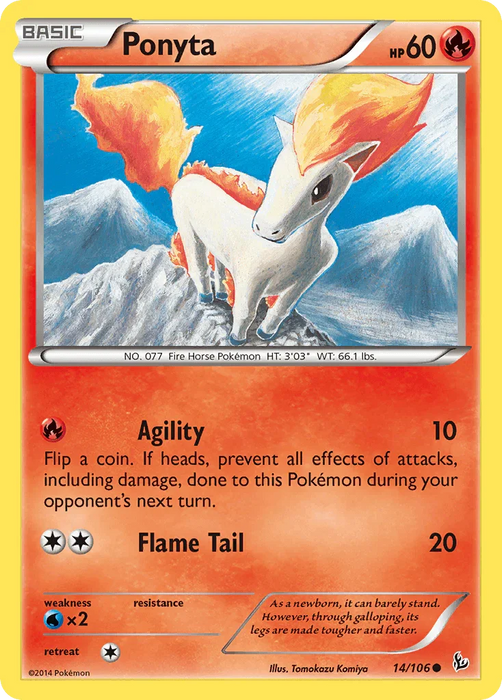 Ponyta (14/106) [XY: Flashfire] - for just $0.20! 