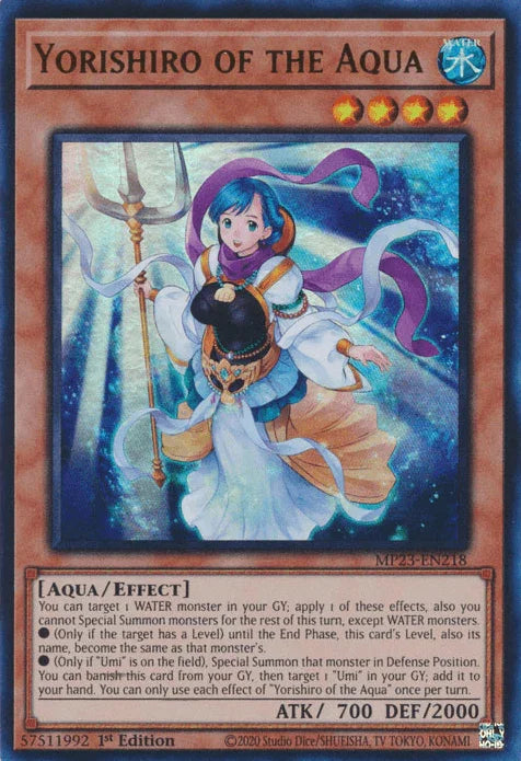Yorishiro of the Aqua [MP23-EN218] Ultra Rare - for just $0.10! 