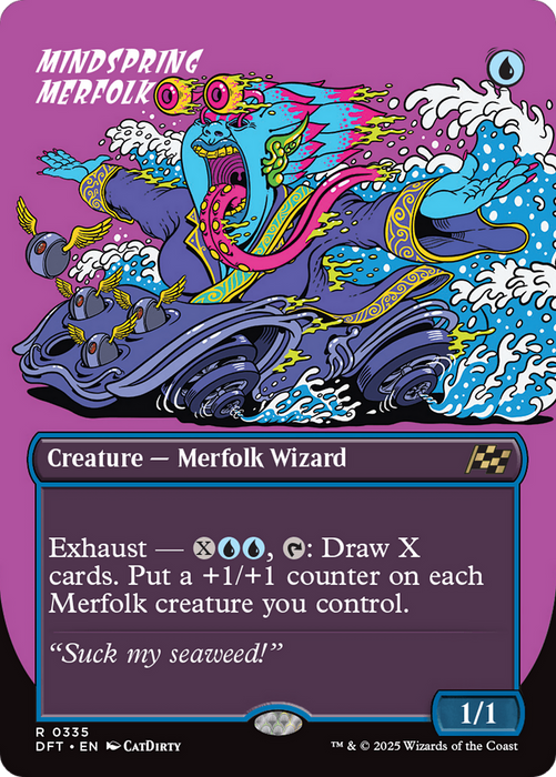 Mindspring Merfolk (DFT-335) - Aetherdrift (Borderless) - for just $0.13! 