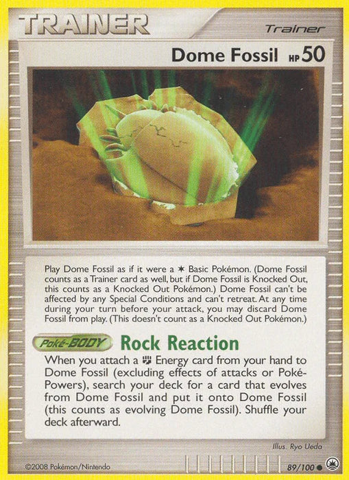 Dome Fossil (89/100) [Diamond & Pearl: Majestic Dawn] - for just $0.15! 