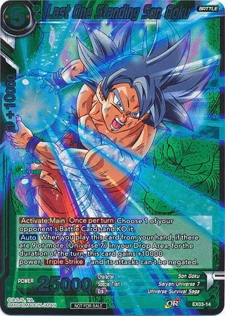 Last One Standing Son Goku (Event Pack 2 - 2018) (EX03-14) [Promotion Cards] - for just $0.85! 