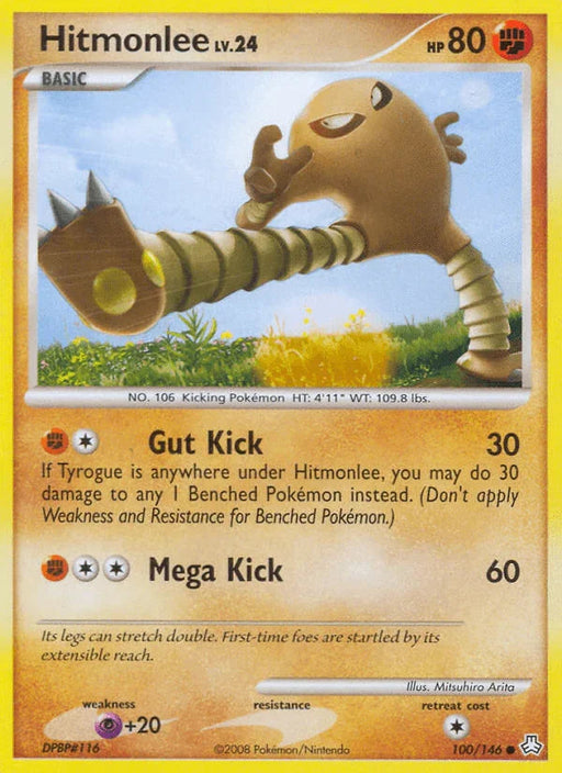 Hitmonlee (100/146) [Diamond & Pearl: Legends Awakened] - for just $0.30! 
