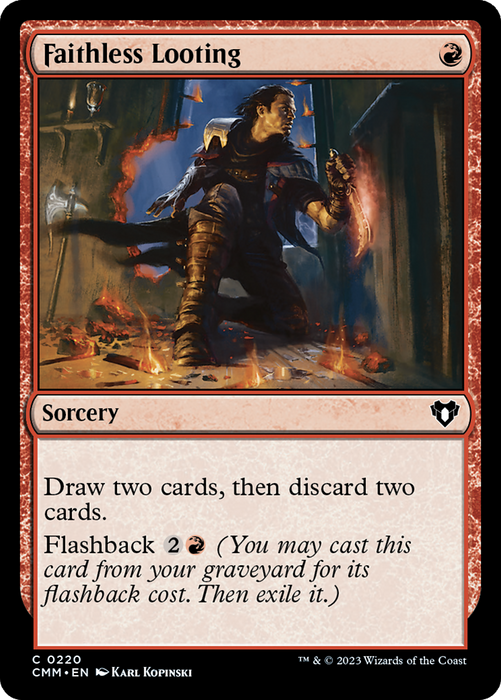 Faithless Looting (CMM-220) - Commander Masters - for just $0.11! 