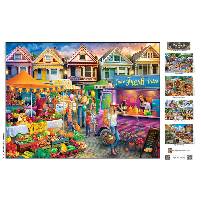 Farmer's Market - Weekend Market 750 Piece Jigsaw Puzzle - for just $14.99! 