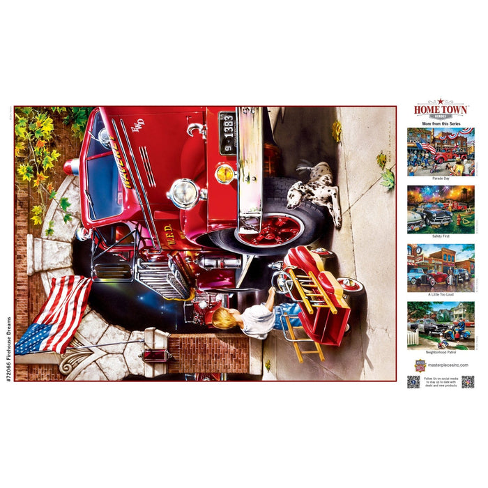 Hometown Heroes - Firehouse Dreams 1000 Piece Jigsaw Puzzle - for just $16.99! 