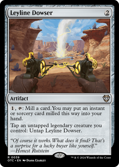 Leyline Dowser (OTC-039) - Outlaws of Thunder Junction Commander - for just $0.08! 