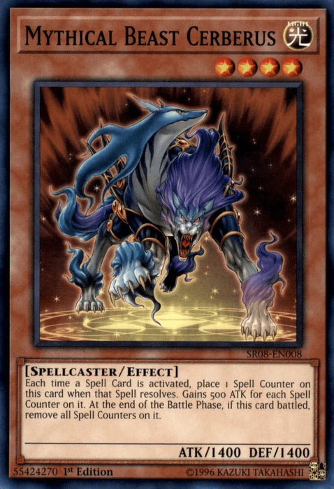 Mythical Beast Cerberus [SR08-EN008] Common - for just $0.10! 