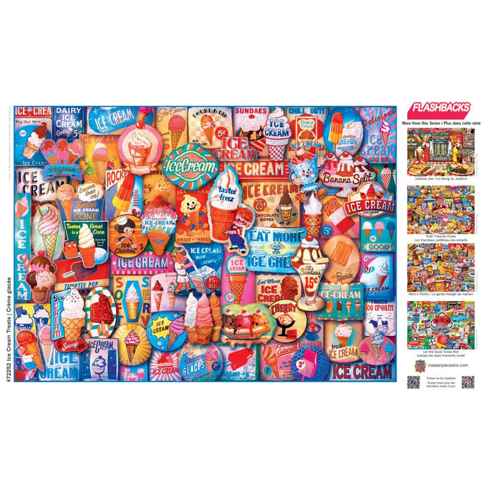 Flashbacks - Ice Cream Treats 1000 Piece Jigsaw Puzzle - for just $16.99! 