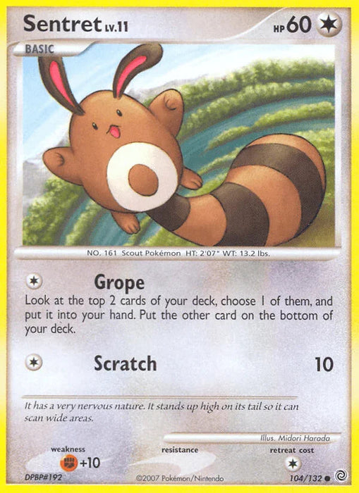 Sentret (104/132) [Diamond & Pearl: Secret Wonders] - for just $0.15! 