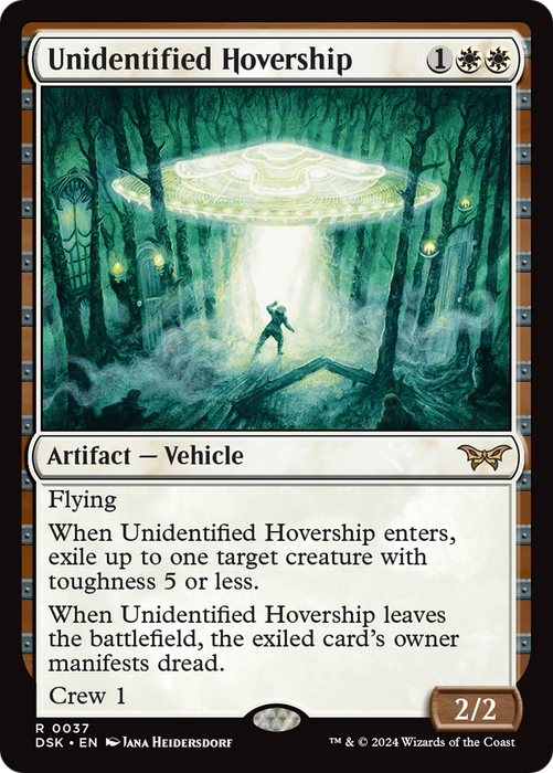 Unidentified Hovership (DSK-037) - Duskmourn: House of Horror - for just $0.06! 