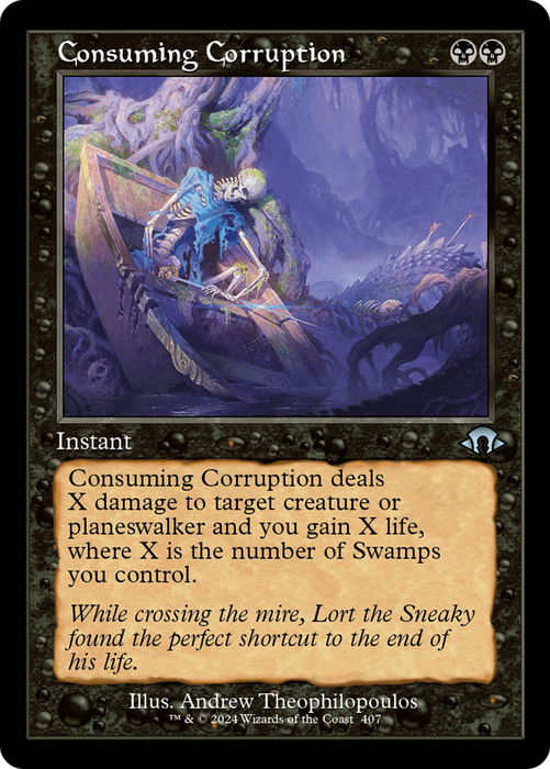 Consuming Corruption (Retro Frame) (MH3-407) - Modern Horizons 3 - for just $0.11! 