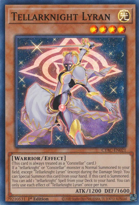 Tellarknight Lyran [CYAC-EN021] Super Rare - for just $0.10! 