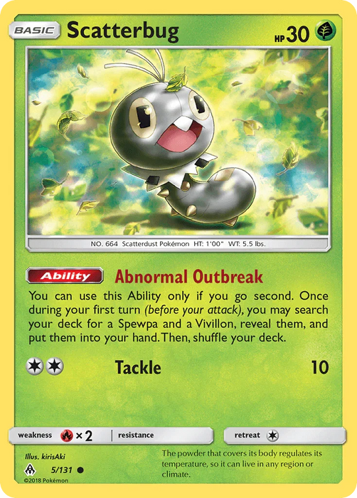 Scatterbug (5/131) [Sun & Moon: Forbidden Light] - for just $0.10! 