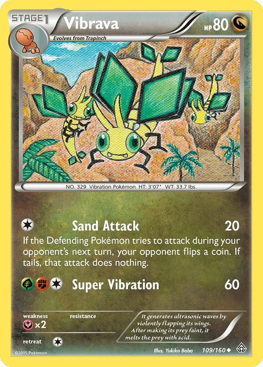 Vibrava (109/160) [XY: Primal Clash] - for just $0.15! 