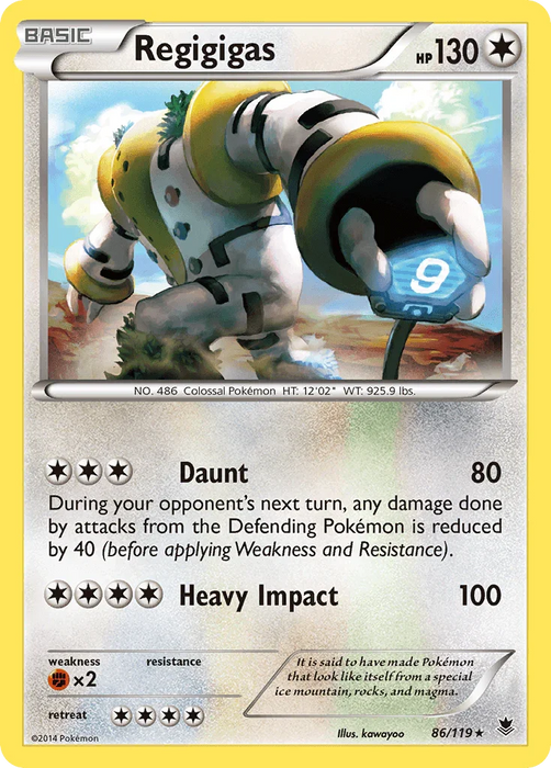 Regigigas (86/119) [XY: Phantom Forces] - for just $0.45! 