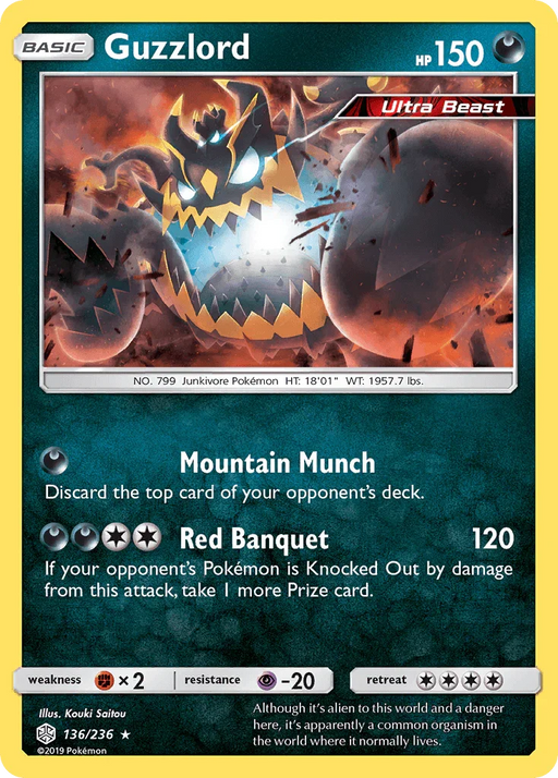 Guzzlord (136/236) [Sun & Moon: Cosmic Eclipse] - for just $2.75! 