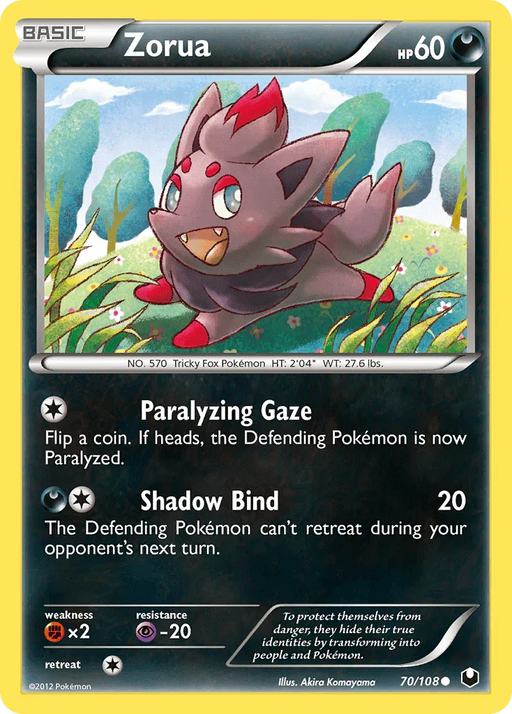 Zorua (70/108) [Black & White: Dark Explorers] - for just $0.60! 