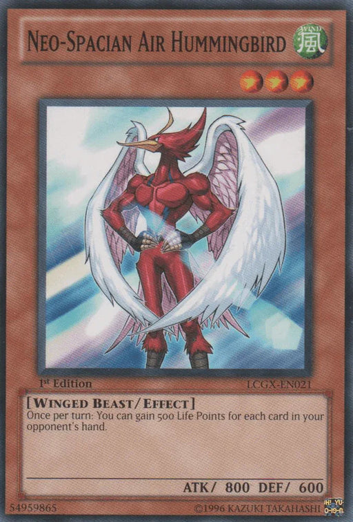 Neo-Spacian Air Hummingbird [LCGX-EN021] Common - for just $0.25! 