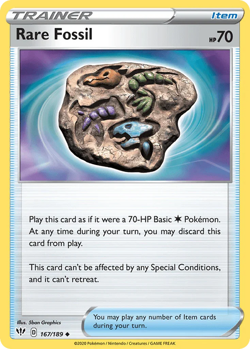 Rare Fossil (167/189) [Sword & Shield: Darkness Ablaze] - for just $0.10! 