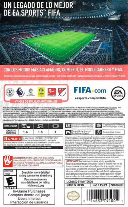 FIFA 20 – Nintendo Switch (NS) - for just $15.99! 
