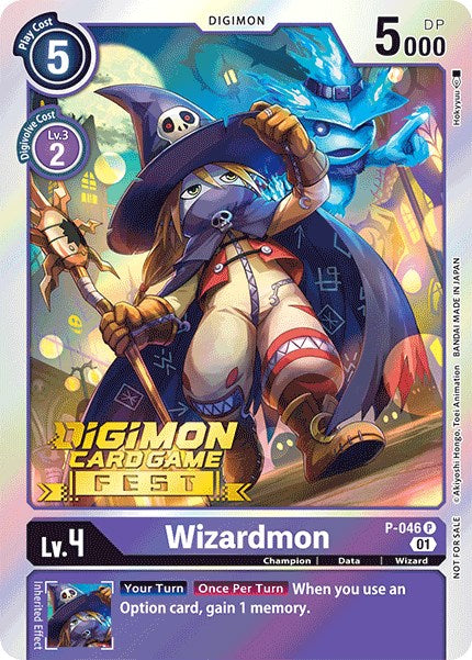 Wizardmon [P-046] (Digimon Card Game Fest 2022) [Promotional Cards] - Just $0.09! Shop now at Retro Gaming of Denver