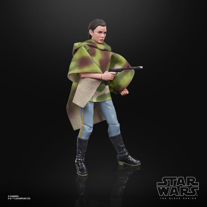 Star Wars: The Black Series - Leia Organa (Endor Battle Poncho) (Return of the Jedi) 6-Inch Action Figure - for just $22.99! 